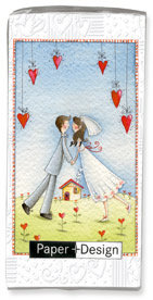10 bedruckte Taschentücher Lovers forever,  Sonstiges,  Ereignisse,  Everyday,  bedruckte papiertaschentücher,  Hochzeit,  Brautpaar