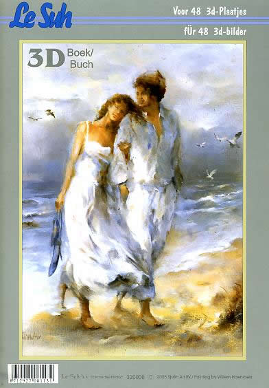 3D Bogen Buch Romantik - Format A4,  Regionen - Strand / Meer,  Regionen - Strand / Meer -  Sonstige,  Le Suh,  3D Bogen,  Romantik,  Möwen