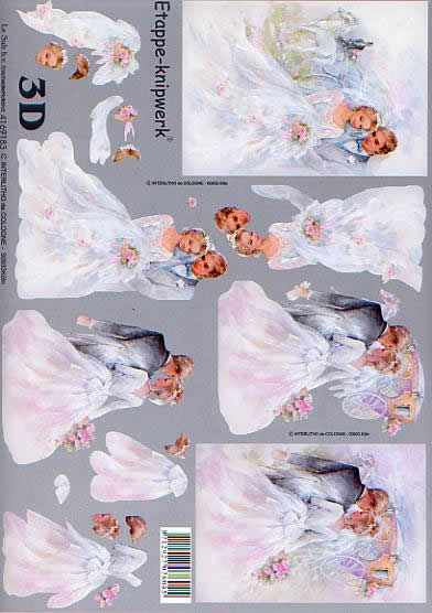 3D Bogen Heiraten - Format A4,  Blumen -  Sonstige,  Ereignisse - Hochzeit,  Le Suh,  3D Bogen,  Heiraten,  Hochzeit