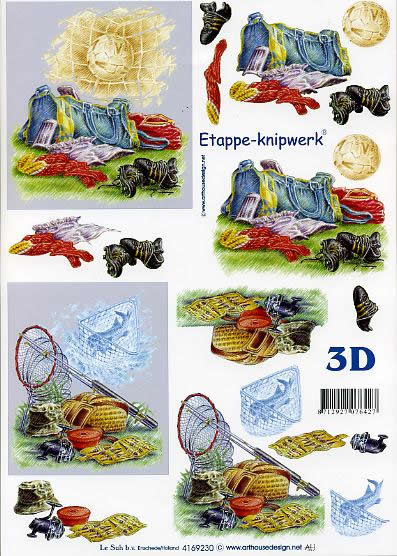 3D Bogen Fußball - Format A4, Sport - Fußball,  Sport - Angeln,  Sport -  Sonstiger,  Le Suh,  3D Bogen,  Fußball,  Angeln