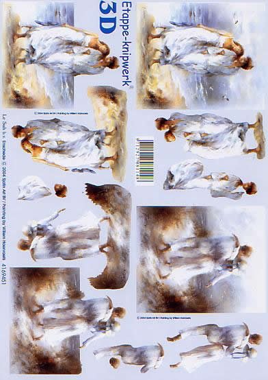 3D Bogen Pärchen in den Dünen - Format A4, Menschen - Personen,  Ereignisse - Liebe,  Regionen - Strand / Meer -  Sonstige,  Le Suh,  3D Bogen,  Pärchen in den Dünen