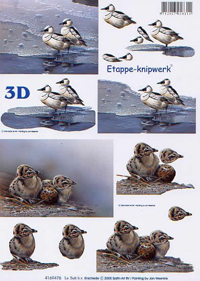 3D Bogen Ente - Format A4,  Tiere -  Sonstige,  Le Suh,  Frühjahr,  3D Bogen,  Ente