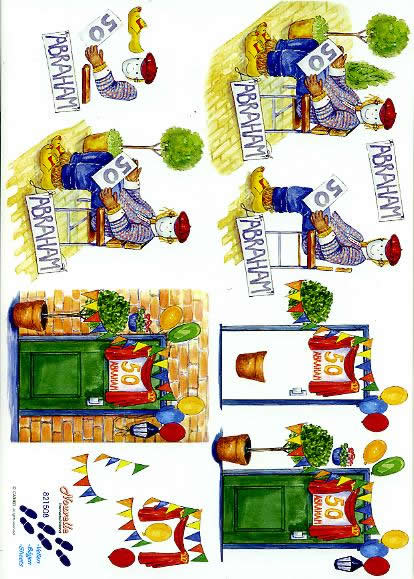 3D Bogen  - Format A4,  Sonstiges - Schriften,  Menschen - Personen,  Ereignisse - Feier,  3D Bogen