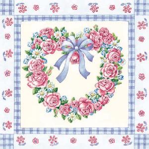 20 Servietten - 25 x 25 cm ,  Ereignisse - Liebe,  Blumen - Rosen,  Sommer,  cocktail servietten,  Herzen