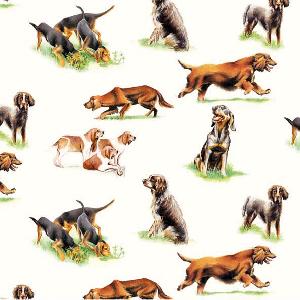 20 Servietten - 33 x 33 cm HUNTING DOGS,  Tiere - Hunde,  Everyday,  lunchservietten,  Hunderassen