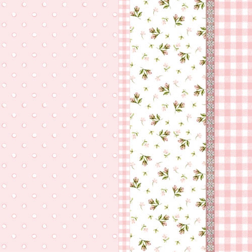20 Servietten - 33 x 33 cm LILLY PINK,  Sonstiges - Muster,  Blumen -  Sonstige,  Everyday,  lunchservietten