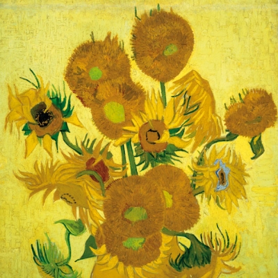 20 Servietten - 33 x 33 cm SUNFLOWERS,  Blumen - Sonnenblumen,  Sommer,  lunchservietten