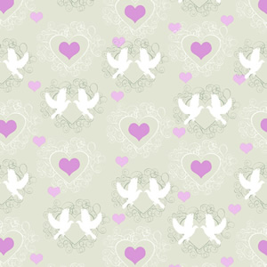 20 napkins - 33 x 33 cm LOVING DOVES ROSE,  Events - love,  Everyday,  lunchnapkins