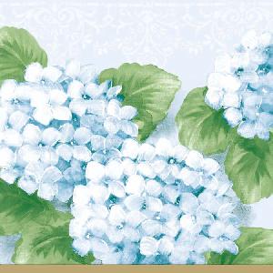 20 Servietten - 33 x 33 cm ,  Blumen,  Sommer,  lunchservietten,  Hortensien
