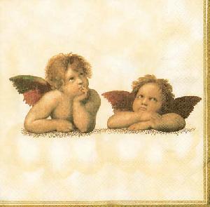 20 Servietten - 33 x 33 cm RAPHAEL,  Weihnachten - Engel,  Weihnachten,  lunchservietten