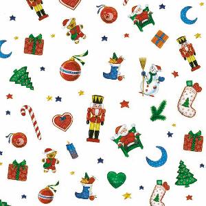 20 Servietten - 33 x 33 cm CHRISTMAS JOY,  Weihnachten - Weihnachtsmann,  Weihnachten - Nikolausstiefel,  Weihnachten - Baumschmuck,  Weihnachten,  lunchservietten