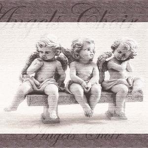 20 Servietten - 33 x 33 cm ANGELS CHOIR,  Weihnachten - Engel,  Weihnachten,  lunchservietten