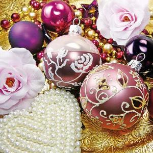 20 Servietten - 33 x 33 cm CHRISTMAS PEARLS,  Weihnachten - Baumschmuck,  Weihnachten,  lunchservietten