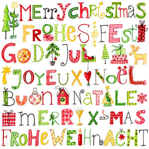 20 Servietten - 33 x 33 cm Happy Wishes,  Sonstiges - Schriften,  Weihnachten,  lunchservietten