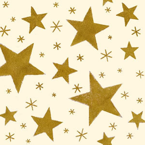 20 Servietten - 33 x 33 cm ,  Weihnachten - Sterne,  Weihnachten,  lunchservietten