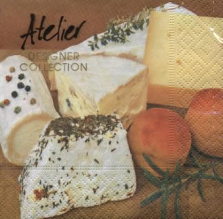 20 Servietten - 25 x 25 cm Cheese,  Essen - Käse,  Essen -  Sonstiges,  Everyday,  cocktail servietten