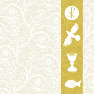 20 napkins - 33 x 33 cm Heiliges Sakrament,  Events - celebration,  Events - communion,  Spring,  lunchnapkins