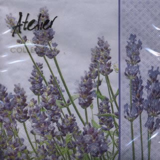 20 Servietten - 33 x 33 cm Lavendeltraum,  Blumen,  Blumen -  Sonstige,  Everyday,  lunchservietten
