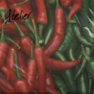 20 Servietten - 33 x 33 cm Chilli,  Gemüse,  Gemüse -  Sonstiges,  Gemüse - Chili,  Sommer,  lunchservietten