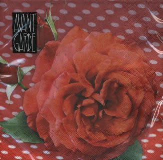 20 Servietten - 33 x 33 cm Velvet Rose, Sonstiges - Muster,  Blumen -  Sonstige,  Blumen - Rosen,  Blumen,  Sommer,  lunchservietten