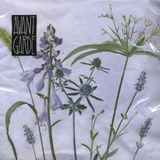 20 Servietten - 33 x 33 cm Luftig,  Blumen -  Sonstige,  Pflanzen -  Sonstige,  Blumen,  Sommer,  lunchservietten,  Wiesenblumen