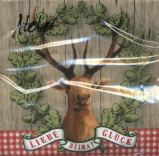 20 Servietten - 33 x 33 cm Heimatliebe,  Ereignisse - Liebe,  Sonstiges - Schriften,  Tiere - Reh / Hirsch,  Sommer,  lunchservietten
