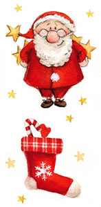 10 bedruckte Taschentücher Little Nick,  Weihnachten,  Weihnachten,  bedruckte papiertaschentücher