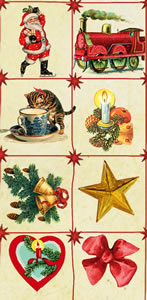 10 bedruckte Taschentücher Allerlei,  Weihnachten,  Weihnachten,  bedruckte papiertaschentücher