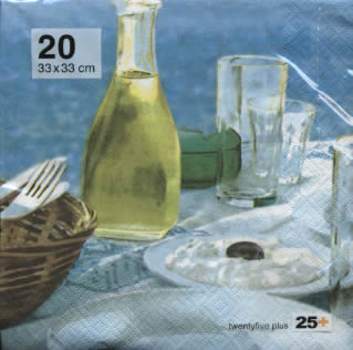 20 Servietten - 33 x 33 cm ,  Getränke -  Sonstige,  Everyday,  lunchservietten