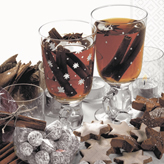 20 Servietten - 25 x 25 cm glogg,  Essen - Kuchen / Keks,  Getränke Kaffee / Tee,  Winter,  cocktail servietten