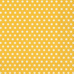 20 Servietten - 33 x 33 cm just dots yellow,  Sonstiges - Muster,  Everyday,  lunchservietten