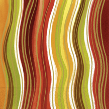 20 Servietten - 33 x 33 cm flowing colours,  Sonstiges - Muster,  Everyday,  lunchservietten