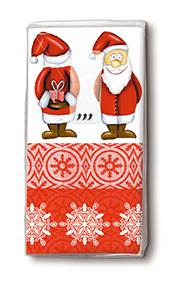 10 bedruckte Taschentücher TT hidden gifts,  Weihnachten,  bedruckte papiertaschentücher