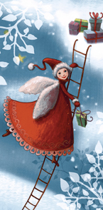 10 bedruckte Taschentücher TT christmas elf,  Winter,  Weihnachten,  bedruckte papiertaschentücher