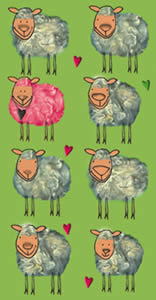 10 bedruckte Taschentücher TT nine sweethearts,  Tiere,  Everyday,  bedruckte papiertaschentücher