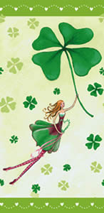 10 bedruckte Taschentücher TT lucky fairy,  Sommer,  Everyday,  bedruckte papiertaschentücher,  Klee