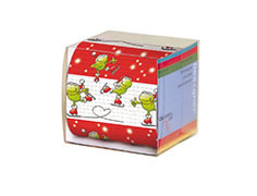 1 roles printed toilet paper - 3-ply - 200 sheets Topi skating frog,  Winters,  printed toilet paper