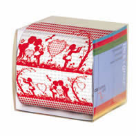 1 Rolle bedrucktes Toilettenpapier - 3-lagig - 200 Blatt Topi love story,  Sommer,  bedrucktes Toilettenpapier