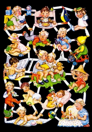1 Bogen Glanzbilder , Sonstiges,  Glanzbilder,  Kinder,  Ereignisse,  Everyday,  Baby,  Spielende Kinder