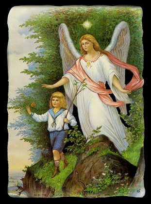 1 Bogen Glanzbilder , Sonstiges,  Glanzbilder,  Kinder,  Engel,  Everyday,  Engel mit Junge
