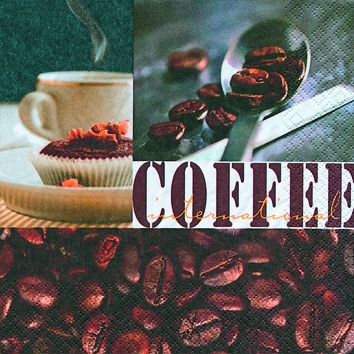 20 Servietten - 25 x 25 cm Coffee Spirit,  Sonstiges - Schriften,  Getränke Kaffee / Tee,  Everyday,  cocktail servietten