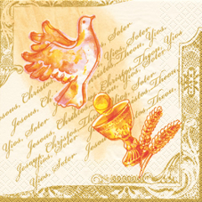 20 napkins - 33 x 33 cm Coming Union,  Events - other,  Events - celebration,  Events - communion,  Everyday,  lunchnapkins