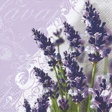 20 Servietten - 33 x 33 cm Lavendel, Blumen - Lavendel,  Blumen -  Sonstige,  Sonstiges -  Sonstiges,  Blumen,  Frühjahr,  lunchservietten
