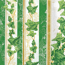 20 Servietten - 33 x 33 cm Nobless Efeu,  Sonstiges - Muster,  Pflanzen - Efeu,  Everyday,  lunchservietten