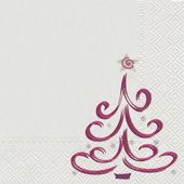 20 Servietten - 25 x 25 cm ,  Weihnachten - Weihnachtsbaum,  Weihnachten,  cocktail servietten