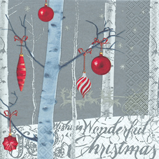 20 Servietten - 33 x 33 cm Magic Christmas,  Weihnachten - Baumschmuck,  Sonstiges - Schriften,  Weihnachten,  lunchservietten