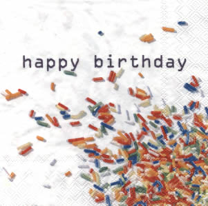 20 Servietten - 33 x 33 cm ,  Ereignisse - Geburtstag,  Everyday,  lunchservietten