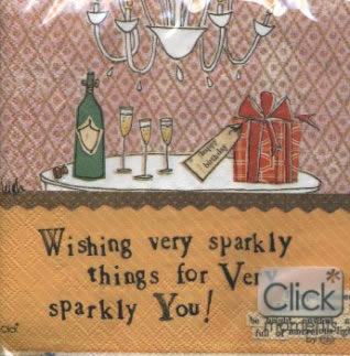 20 Servietten - 25 x 25 cm ,  cocktail servietten