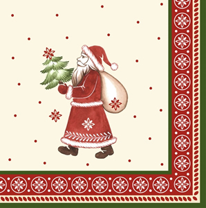 20 Servietten - 25 x 25 cm V&B Santa?s Christmas Bakery,  Weihnachten - Weihnachtsbaum,  Weihnachten - Weihnachtsmann,  Weihnachten,  cocktail servietten