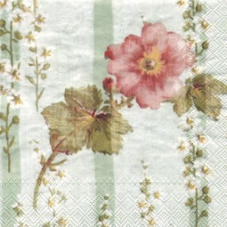 20 Servietten - 25 x 25 cm SPRING STAR green                       ,  cocktail servietten